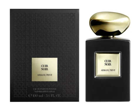 Armani Prive Cuir Noir