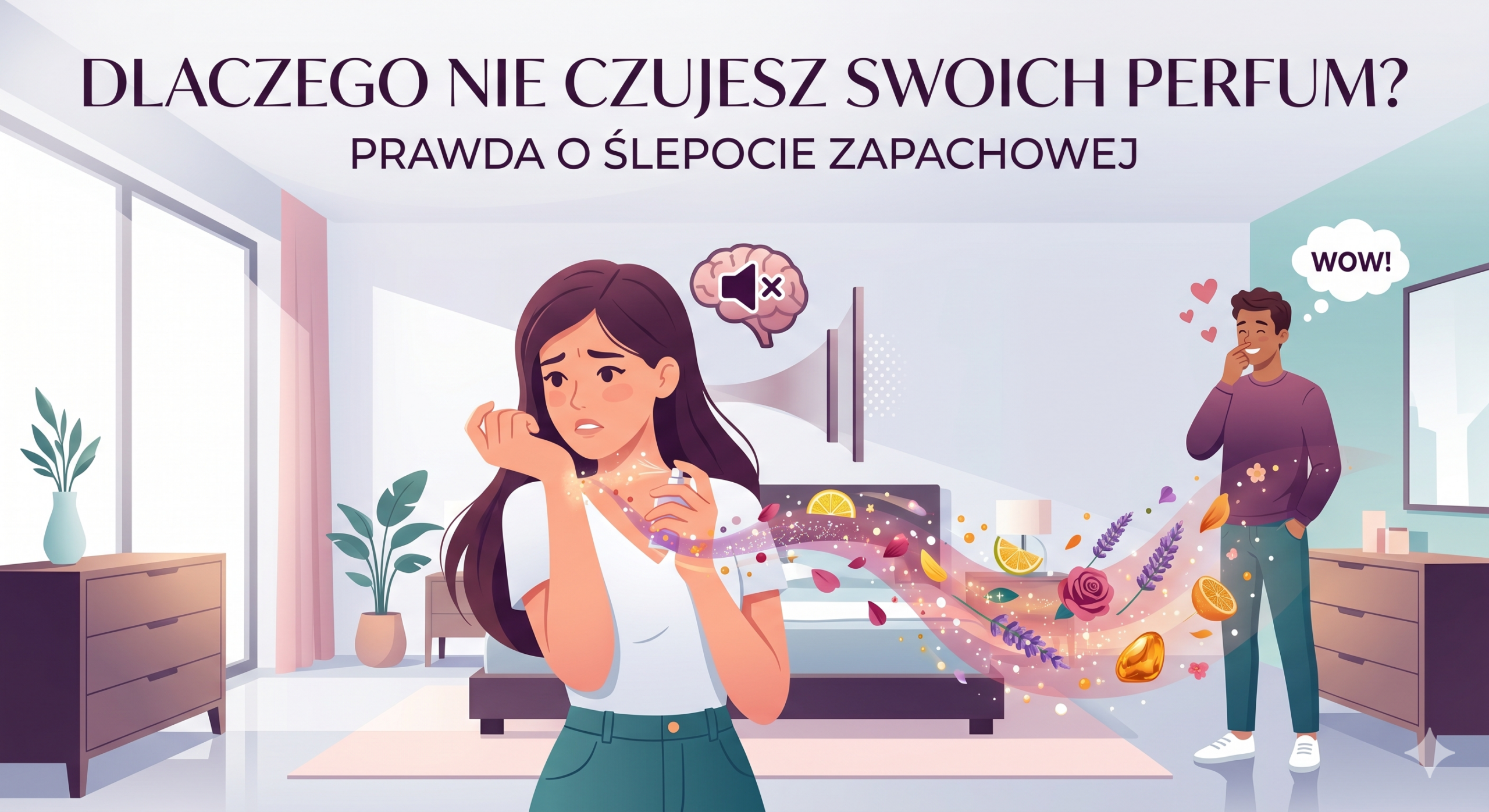 Dlaczego rano nie czujesz swoich perfum? Prawda o ślepocie zapachowej (olfaktorycznej)